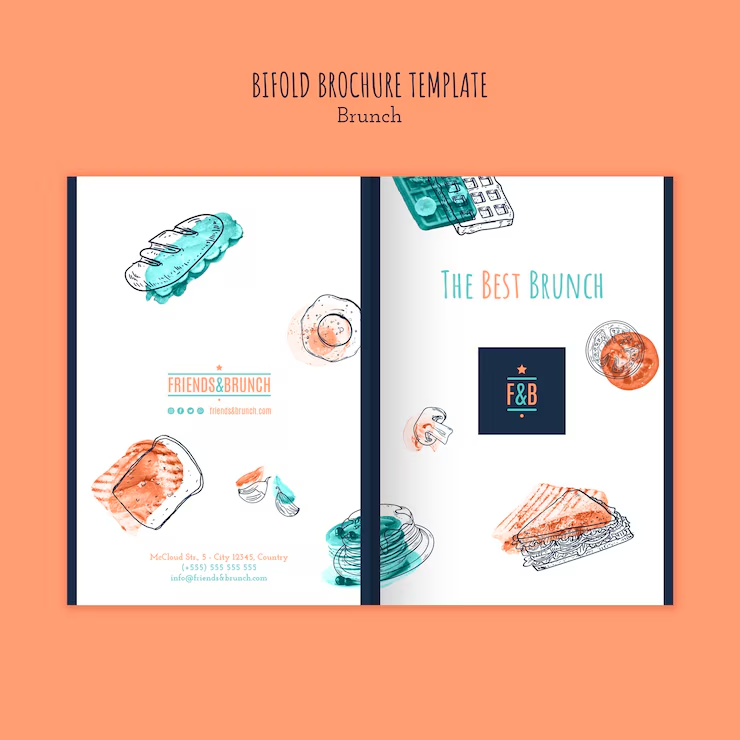Меню в виде книги